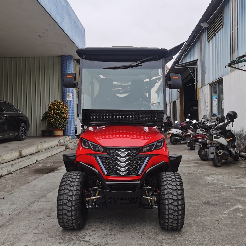 லித்தியம் பேட்டரியுடன் 2+2 சீட்டர் எலக்ட்ரிக் உயர்த்தப்பட்ட வேட்டை வாகனம்