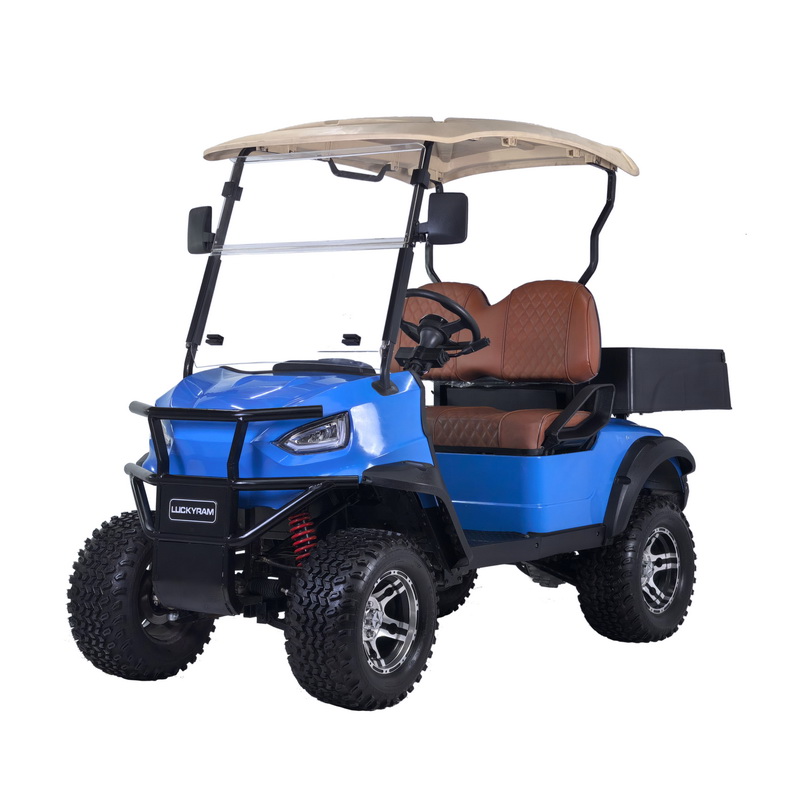 லித்தியம் பேட்டரி எச் 1 உடன் 2 சீட்டர் கார்கோ எலக்ட்ரிக் உயர்த்தப்பட்ட வேட்டை வாகனம்
