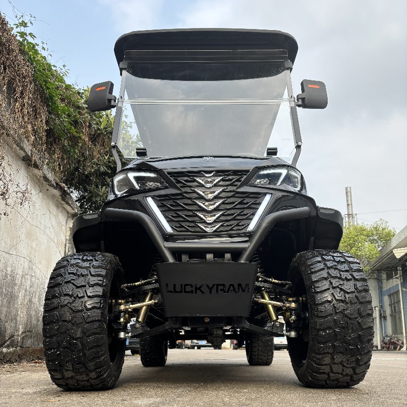 லித்தியம் பேட்டரியுடன் 4 சீட்டர் எலக்ட்ரிக் உயர்த்தப்பட்ட வேட்டை வாகனம்