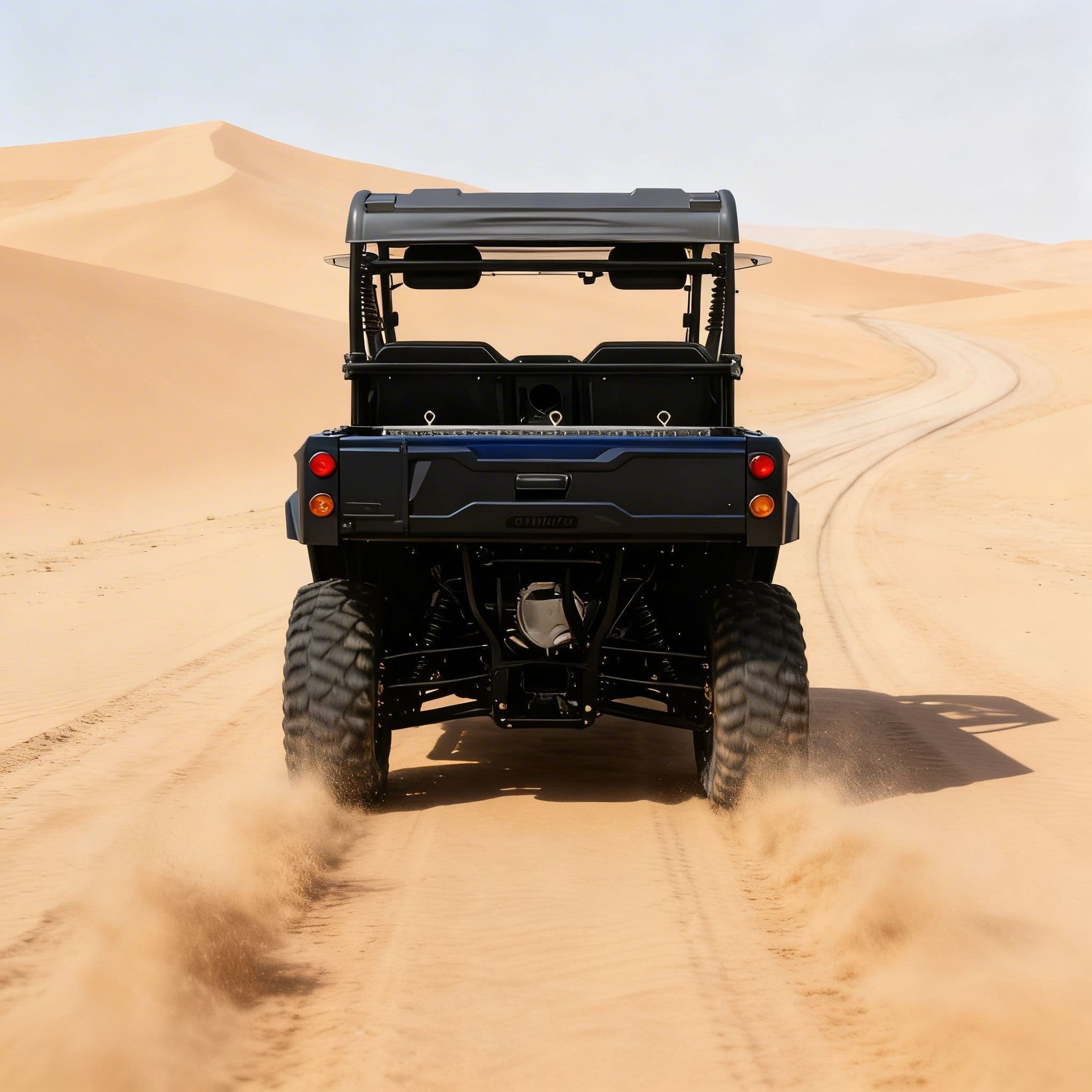 73.6V 150Ah 4WD எலக்ட்ரிக் UTV PKE கீலெஸ் 1000கிலோ தோவிங்