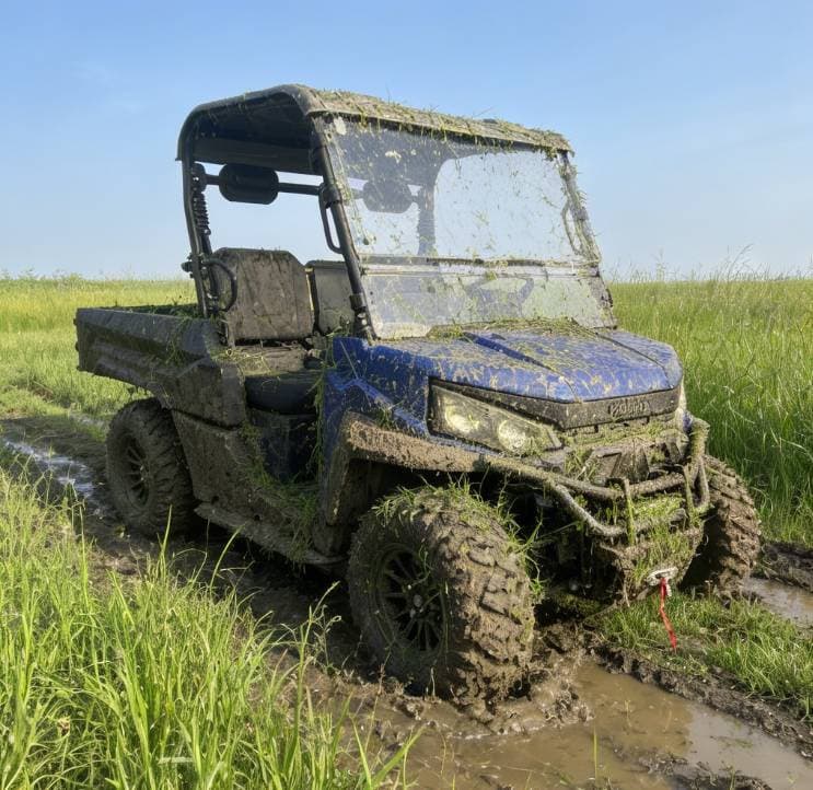 73.6V 4WD ஆஃப் ரோடு UTV EPS ஸ்டீயரிங் 20KW பீக் பவர் 80-100கிமீ