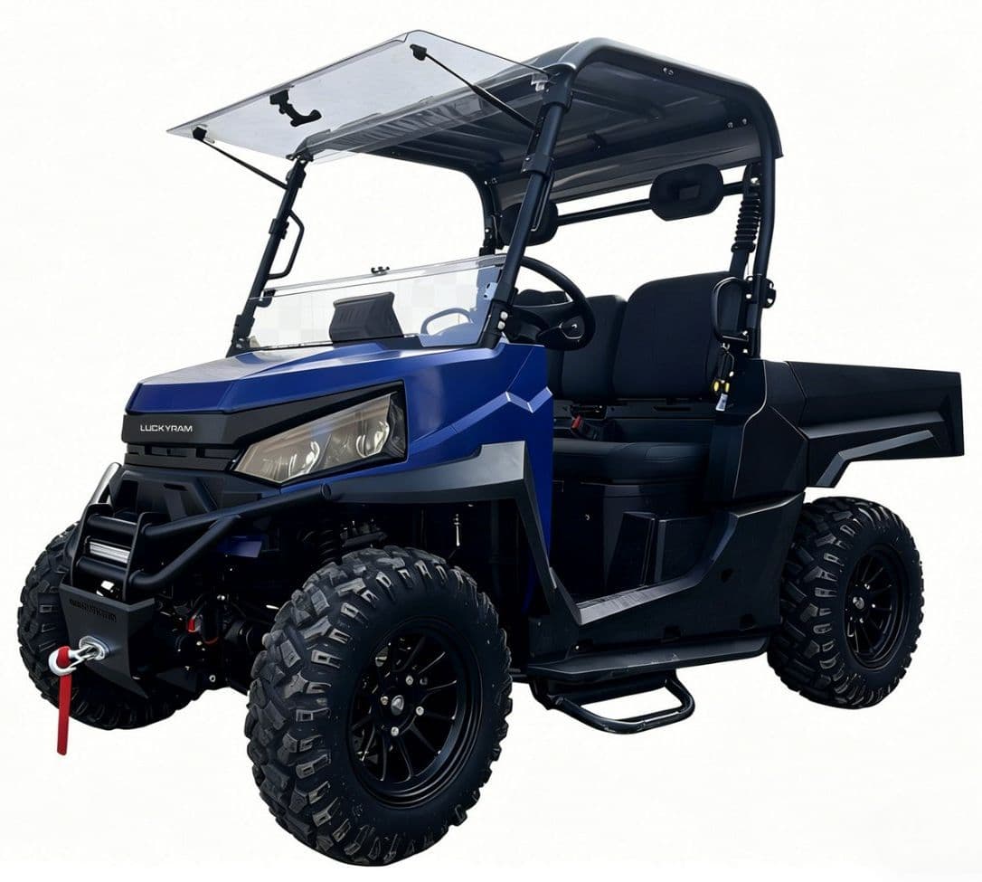 73.6V எலக்ட்ரிக் UTV 10KW AC மோட்டார் 80-100கிமீ வரம்பு சொத்து பராமரிப்புக்காக