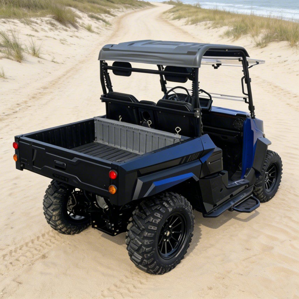 எலெக்ட்ரிக் UTV 4WD பணியிடத்திற்கான 14 இன்ச் டயர்கள் 73.6V 20KW பீக் பவர்
