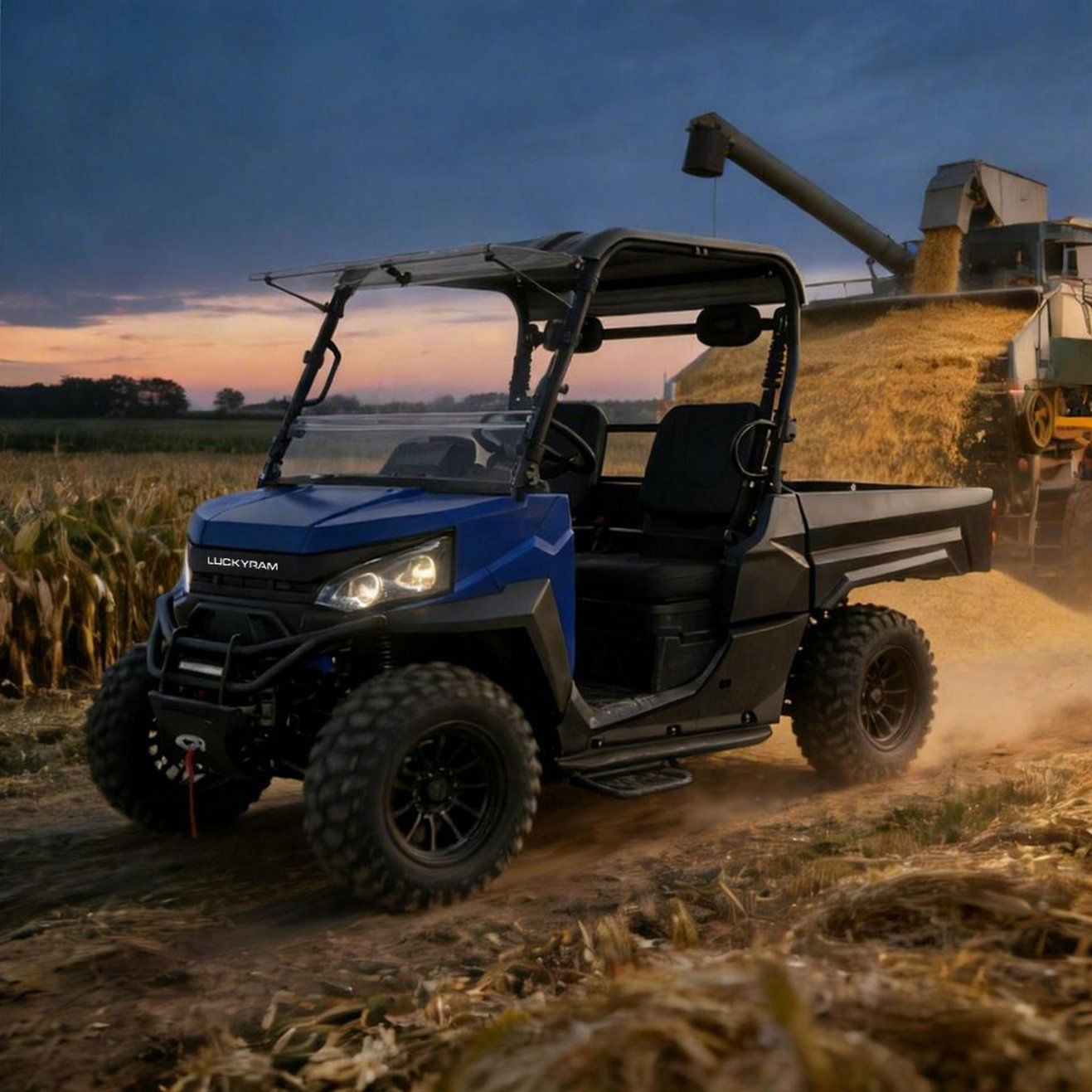 Electric UTV 4WD Wading 290mm ஆழம் 350kg ஏற்றும் திறன்