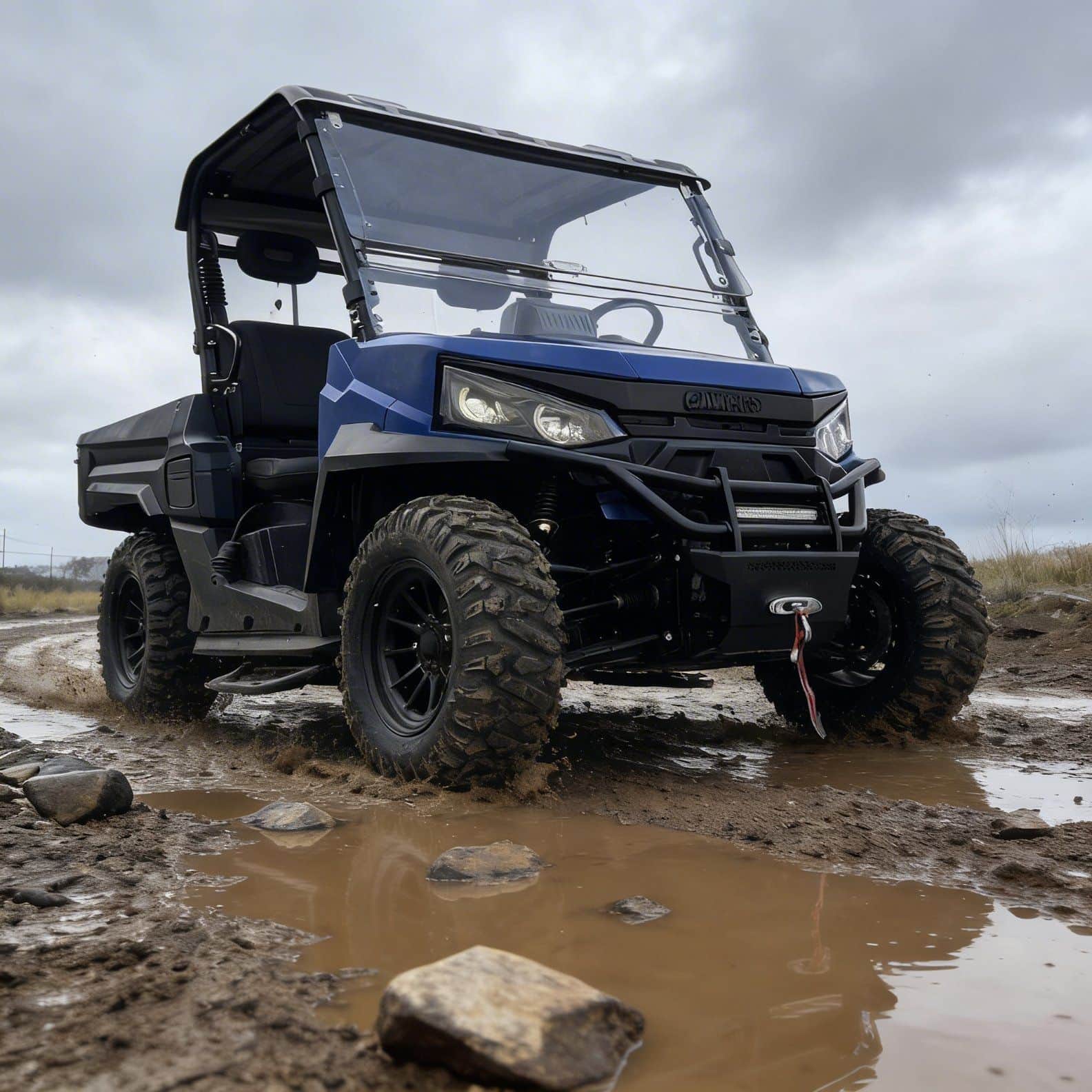 எலக்ட்ரிக் UTV 73.6V 20KW பீக் பவர் 4WD 400A கன்ட்ரோலர் ஆஃப் ரோடு